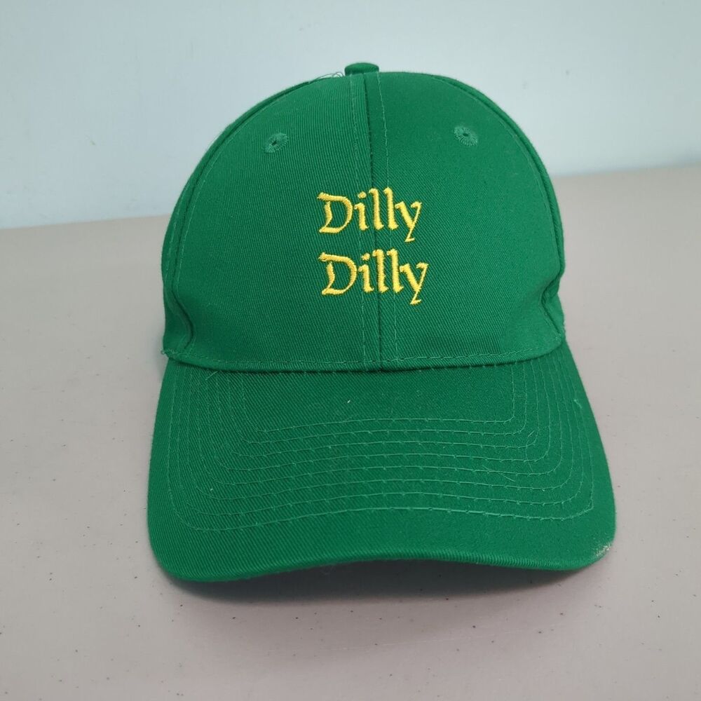 Dilly dilly bud light hat green logo adjustable Beer